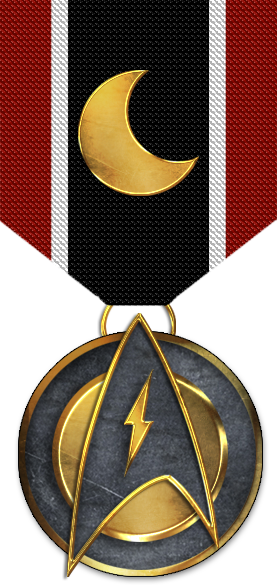 Action Medal with Moon Cluster