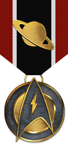Action Medal with Planet Cluster