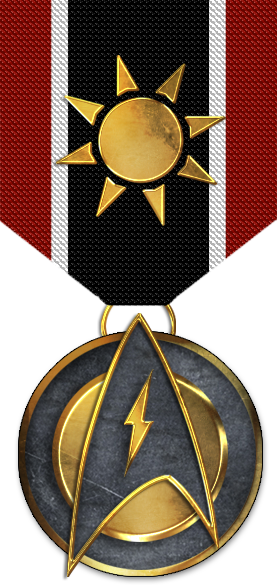 Action Medal with Star Cluster